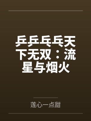 乒乒乓乓天下无双:流星与烟火 乒乒乓乓天下无双:流星与烟火